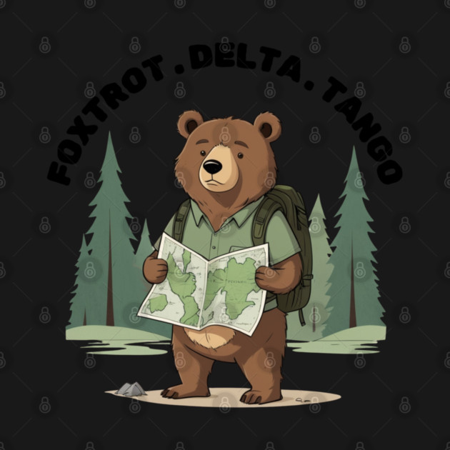 FDT Resist Bear, Anti Trump, National Parks Forest Service - Foxtrot Delta Tango by Creatifly Graphic Tees