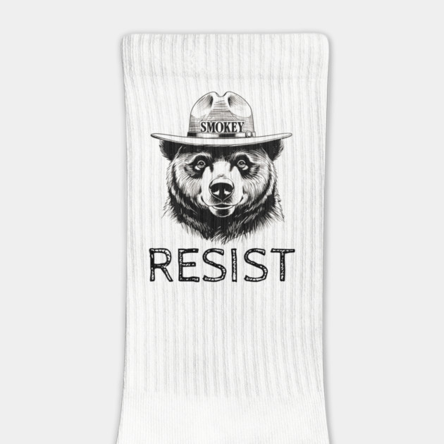 Smokey The Bear Resist by Creatifly Graphic Tees