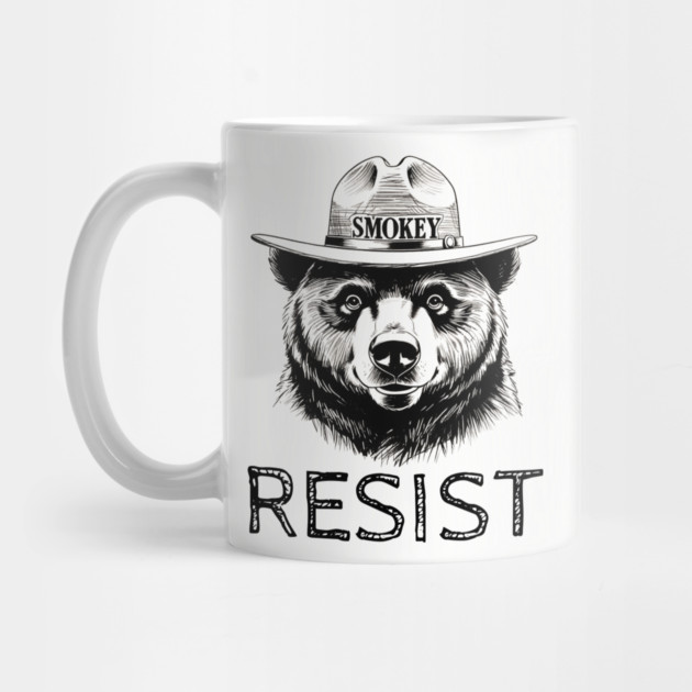 Smokey The Bear Resist by Creatifly Graphic Tees