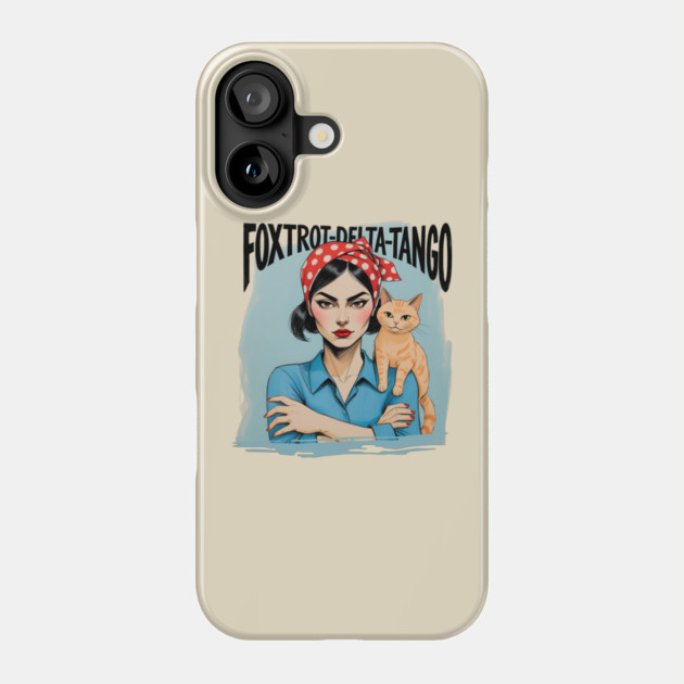 Foxtrot Delta Tango Anti Donald Trump Political Humor FDT Phone Case by Creatifly Graphic Tees