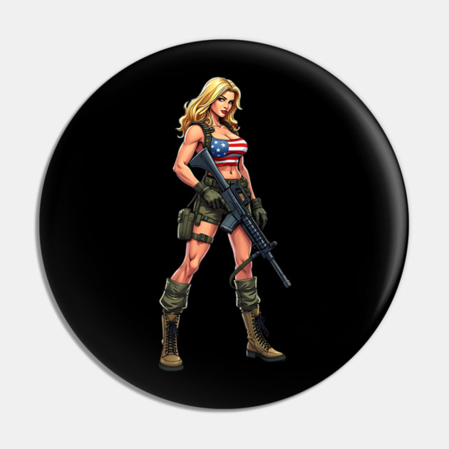 American Patriot Pin by animegirlnft