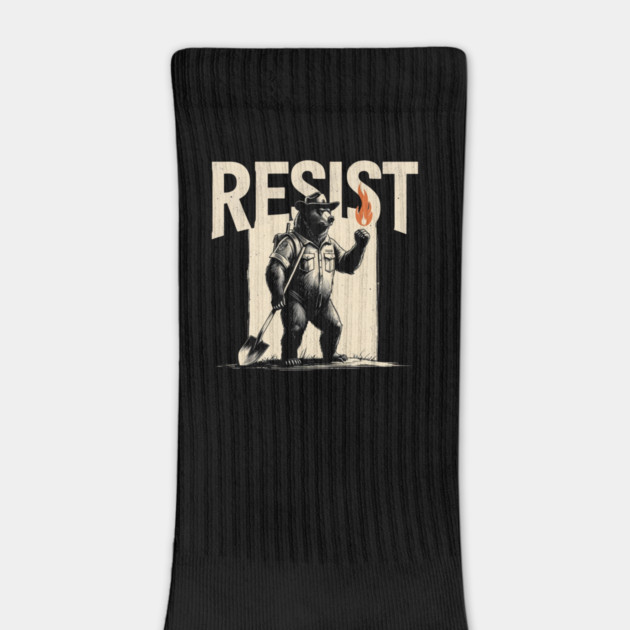 Smokey-The-Resist-Bear by Creatifly Graphic Tees