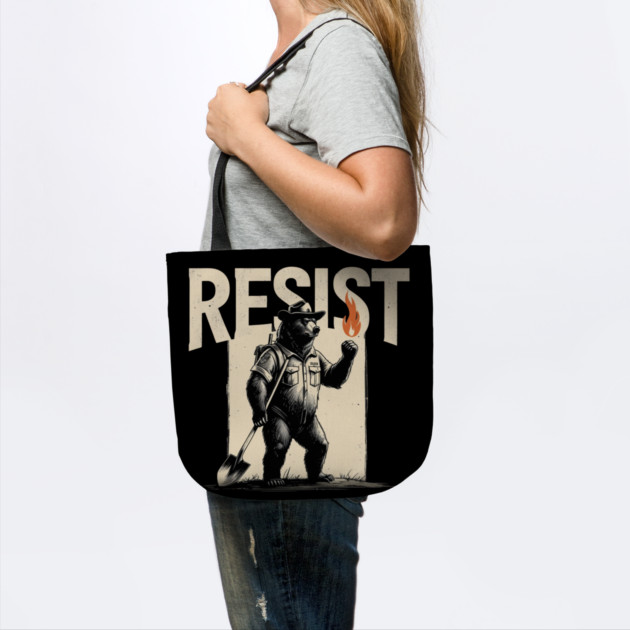 Smokey-The-Resist-Bear by Creatifly Graphic Tees