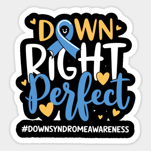 Down Right Perfect – World Down Syndrome Awareness Support Magnet by ArtistTee ⭐⭐⭐⭐⭐