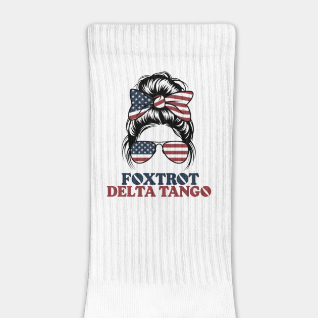 Messy Bun Foxtrot Delta Tango by ArtistTee ⭐⭐⭐⭐⭐