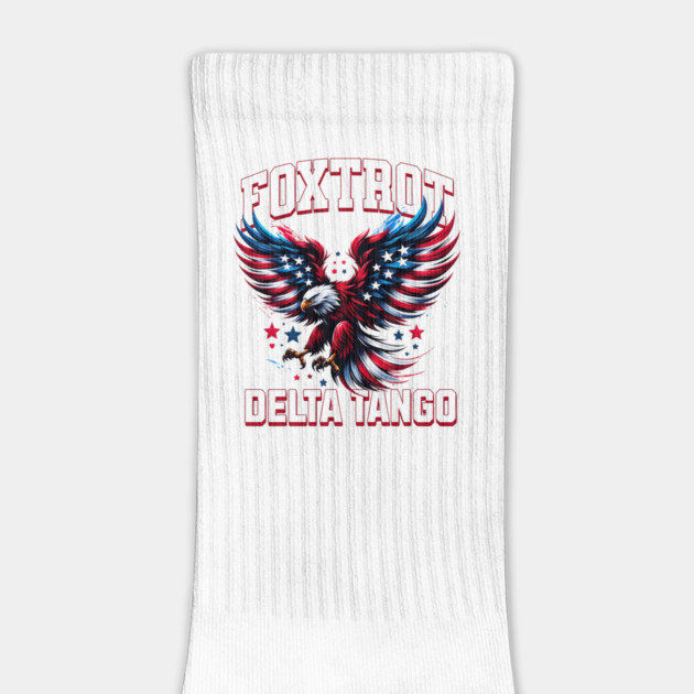 Foxtrot Delta Tango – Patriotic USA Flag Eagle Military by ArtistTee ⭐⭐⭐⭐⭐