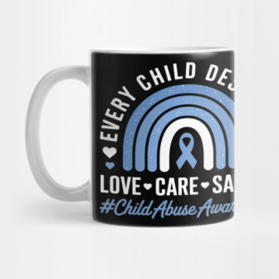 Child abuse awareness Child abuse month Mug