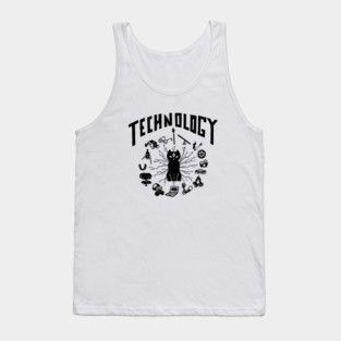 Mindful Solutionism - Illustrated lyrics - Aesop Rock Tank Top