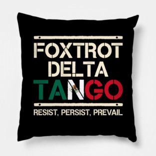 Foxtrot-Delta-Tango Pillow