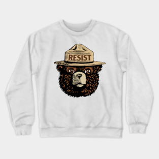 Resist Smokey The Bear Crewneck Sweatshirt