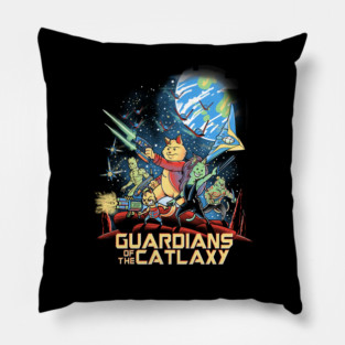 Guardians or the Catlaxy Pillow
