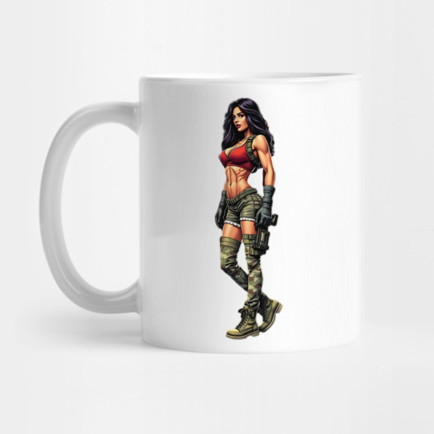 Latina Señorita with Gun by animegirlnft