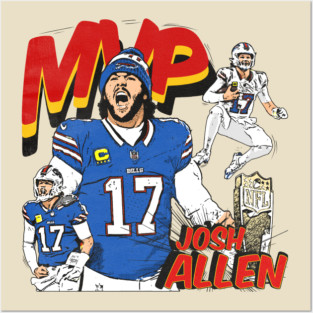 Josh Allen Mvp Nfl Comic Vintage Posters and Art
