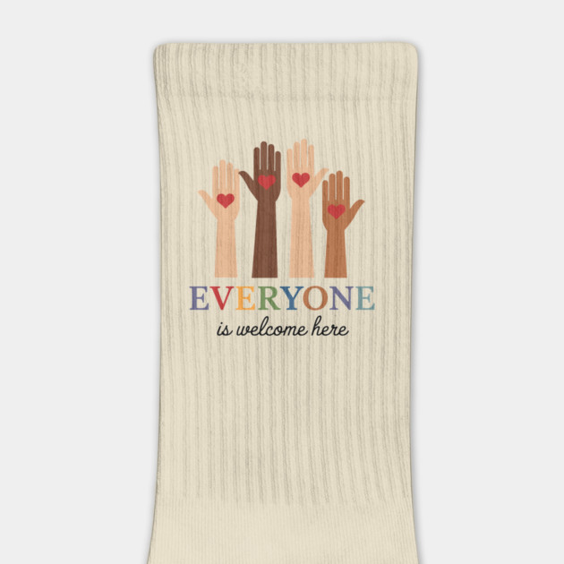 Everyone Is Welcome Here – Inclusive Idaho Teacher Diversity by ArtistTee ⭐⭐⭐⭐⭐
