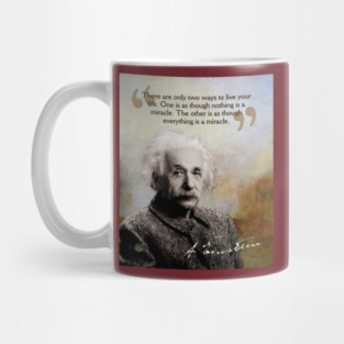 Albert Einstein Quote Design – Inspirational Science Wisdom Art Mug