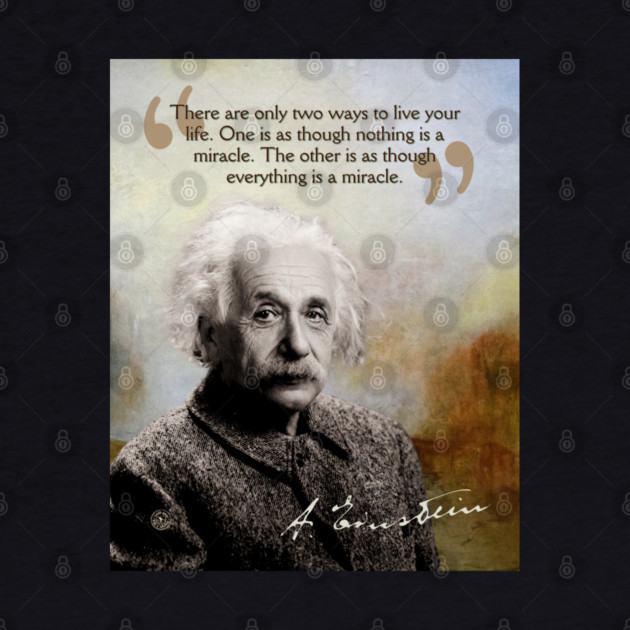 Albert Einstein Quote Design – Inspirational Science Wisdom Art by TuncGK