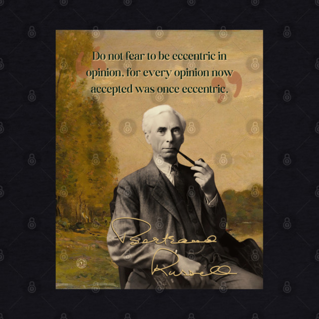 Bertrand Russell Quote – Thought-Provoking Philosophy & Logic Design by TuncGK