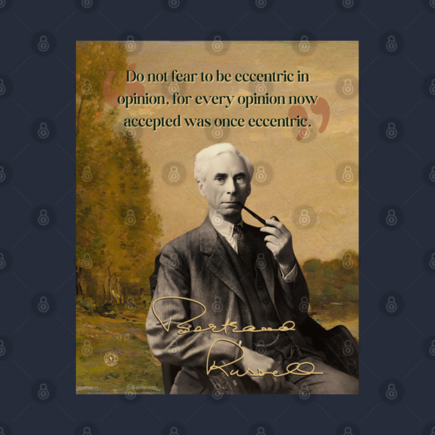Bertrand Russell Quote – Thought-Provoking Philosophy & Logic Design by TuncGK