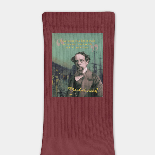 Charles Dickens Quote – Classic Literary Wisdom with a Victorian Aesthetic by TuncGK