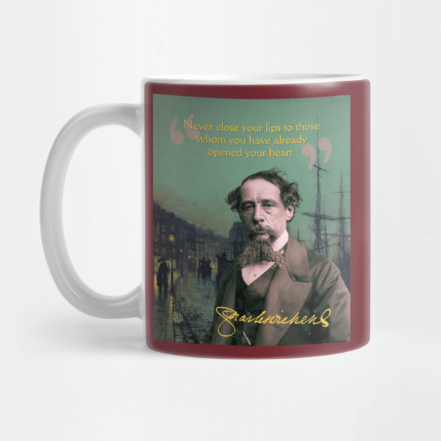 Charles Dickens Quote – Classic Literary Wisdom with a Victorian Aesthetic by TuncGK