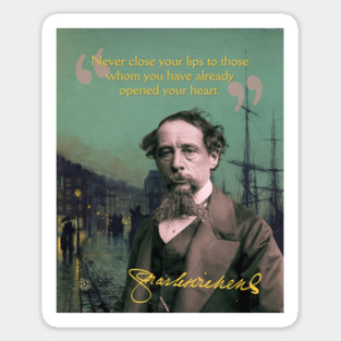 Charles Dickens Quote – Classic Literary Wisdom with a Victorian Aesthetic Magnet
