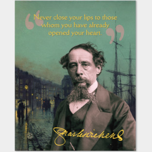 Charles Dickens Quote – Classic Literary Wisdom with a Victorian Aesthetic Posters and Art
