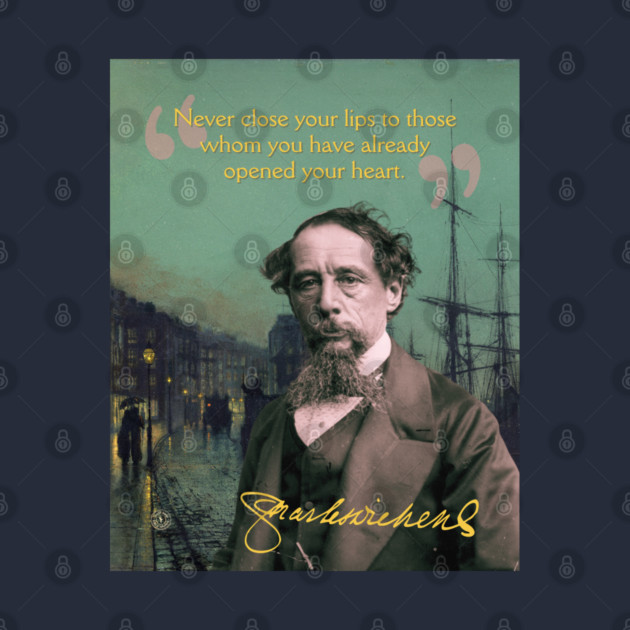 Charles Dickens Quote – Classic Literary Wisdom with a Victorian Aesthetic by TuncGK