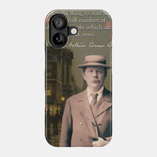 Conan Doyle Quote – Sherlock Holmes & Detective Mystery Aesthetic Phone Case