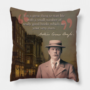 Conan Doyle Quote – Sherlock Holmes & Detective Mystery Aesthetic Pillow