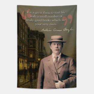 Conan Doyle Quote – Sherlock Holmes & Detective Mystery Aesthetic Tapestry