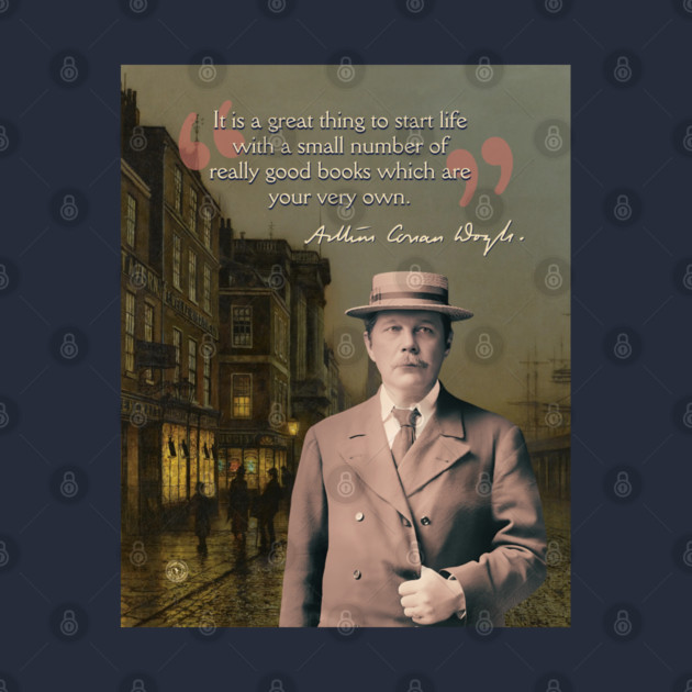 Conan Doyle Quote – Sherlock Holmes & Detective Mystery Aesthetic by TuncGK
