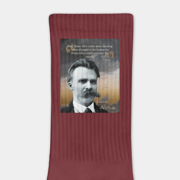 Friedrich Nietzsche Quote – Thought-Provoking Philosophy Art by TuncGK