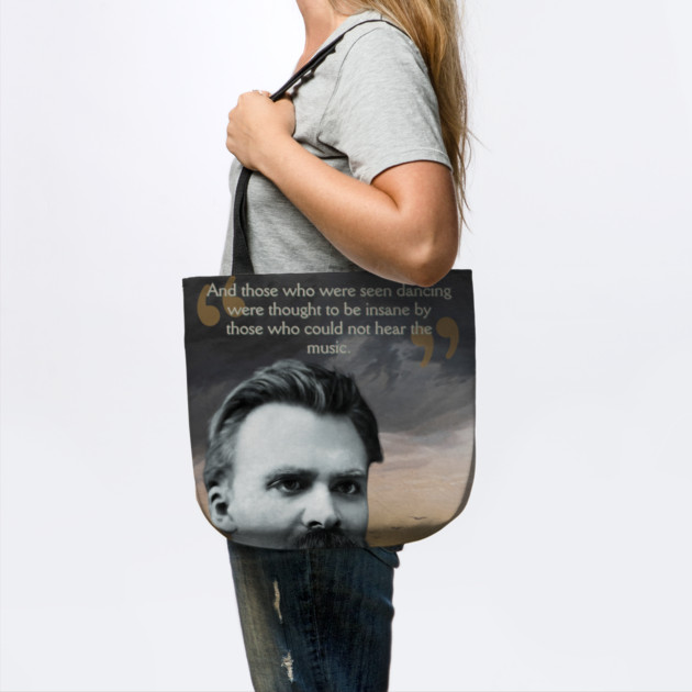 Friedrich Nietzsche Quote – Thought-Provoking Philosophy Art by TuncGK