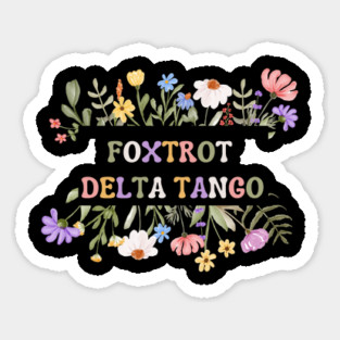 Foxtrot-Delta-Tango Sticker