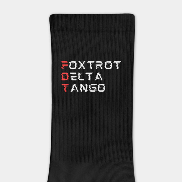 Foxtrot-Delta-Tango by Creatifly Graphic Tees