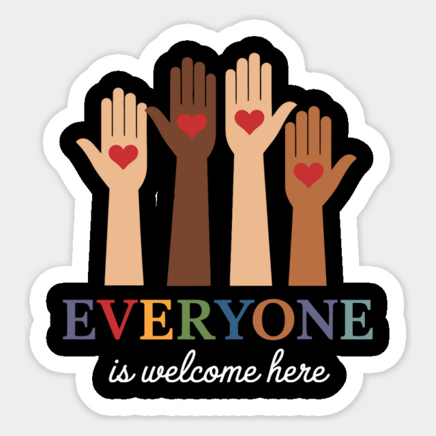 Everyone - Is - Welcome - Here - Idaho - Teacher Sticker by ArtistTee ⭐⭐⭐⭐⭐