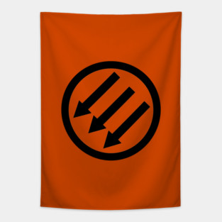Anti Fascist - 3 Arrows / Iron Front Tapestry