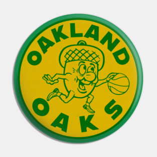 Defunct Oakland Oaks ABA Basketball 1968 Pin
