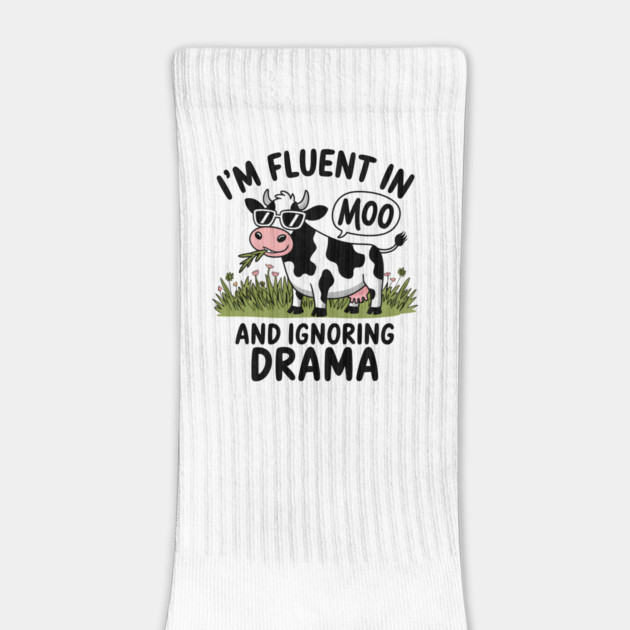 Moo and Ignore: Cow with Sunglasses by MakerMind8.2