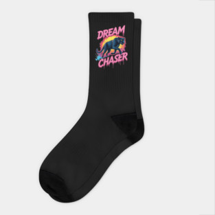 Dream Chaser Panther Design Socks