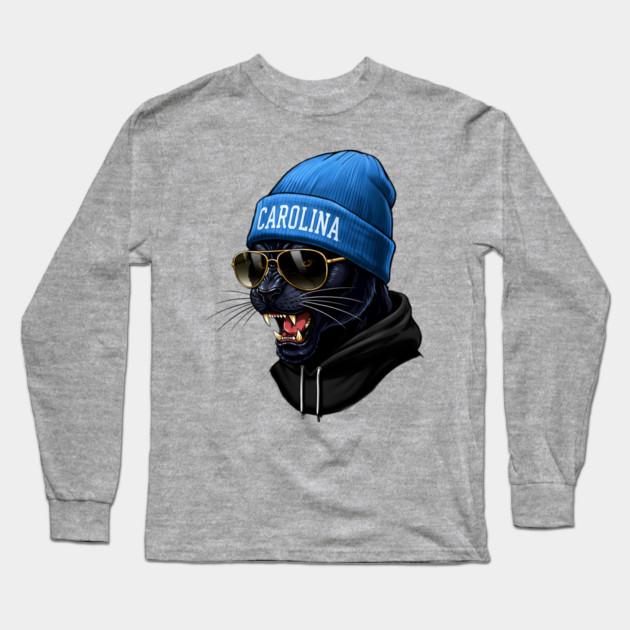 Carolina Football Spirit Animal Panther Long Sleeve T-Shirt by UrbanLifeApparel