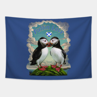 Puffin Love - Scotland Tapestry