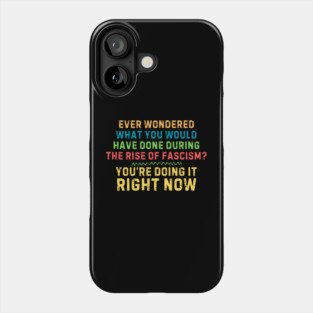 Resist Fascism Phone Case