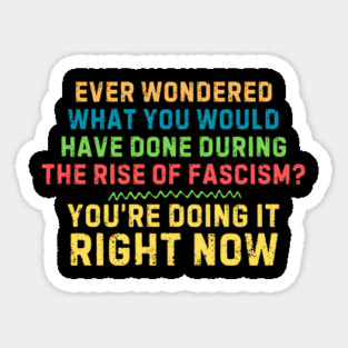 Resist Fascism Sticker