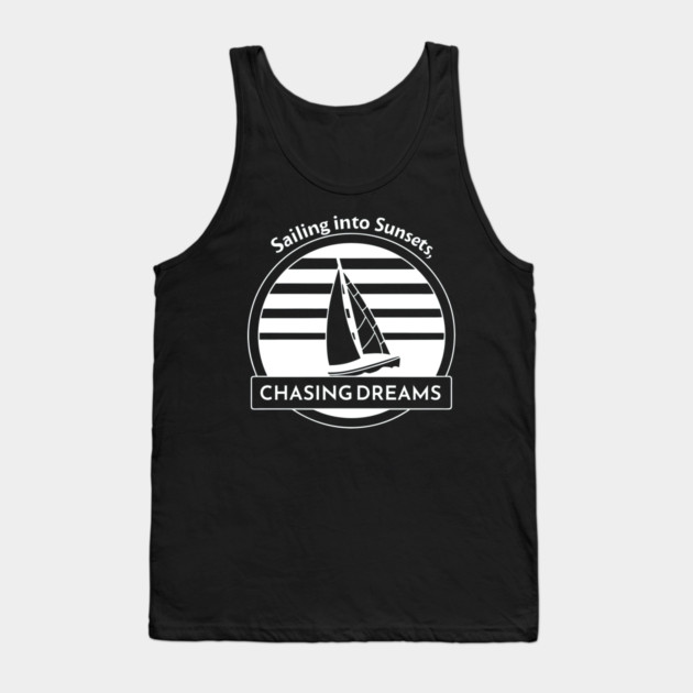 Sailing into Sunsets Tank Top by DIGITAL MERCH CREATIONS