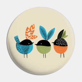 Three Little Birds Pin