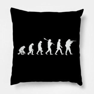 The comic theory of evolution. shooter Pillow