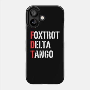 Foxtrot-Delta-Tango Phone Case