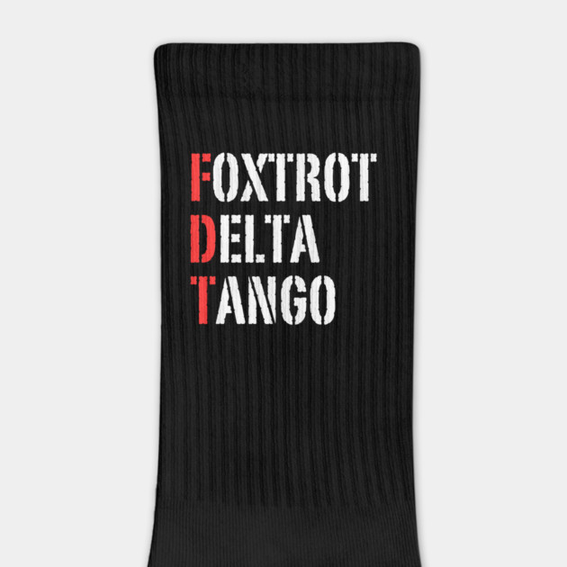 Foxtrot-Delta-Tango by Creatifly Graphic Tees