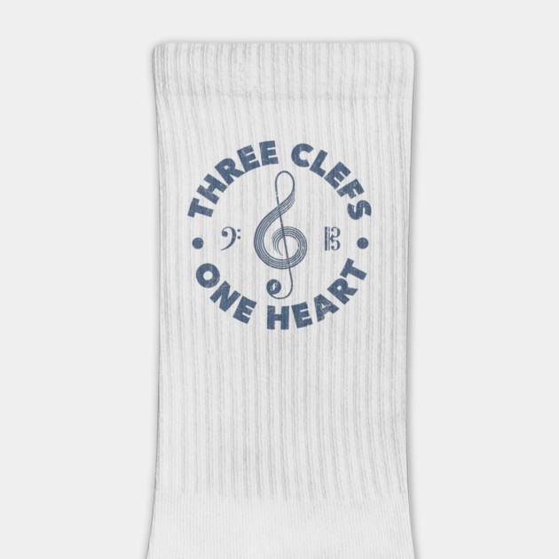 Three Clefs, One Heart. Light Edition by filiposwear